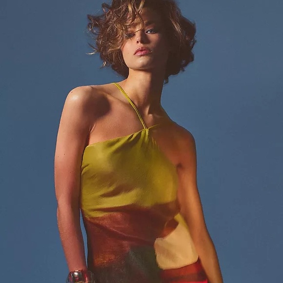 NWT Anthropologie Bl-nk Brushstroke Dress Size XXS - Picture 5 of 8